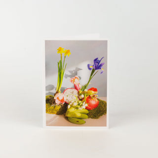 Arium Flower Portraits Greeting Card